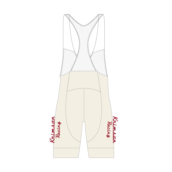 Custom Core Bib - Krimson Racing Cream