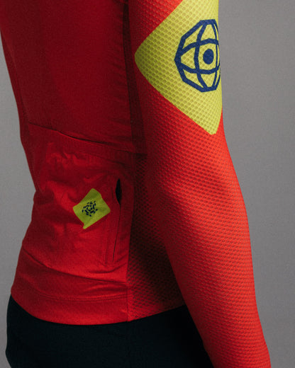 Men's Core Long Sleeve Jersey - VIS Red