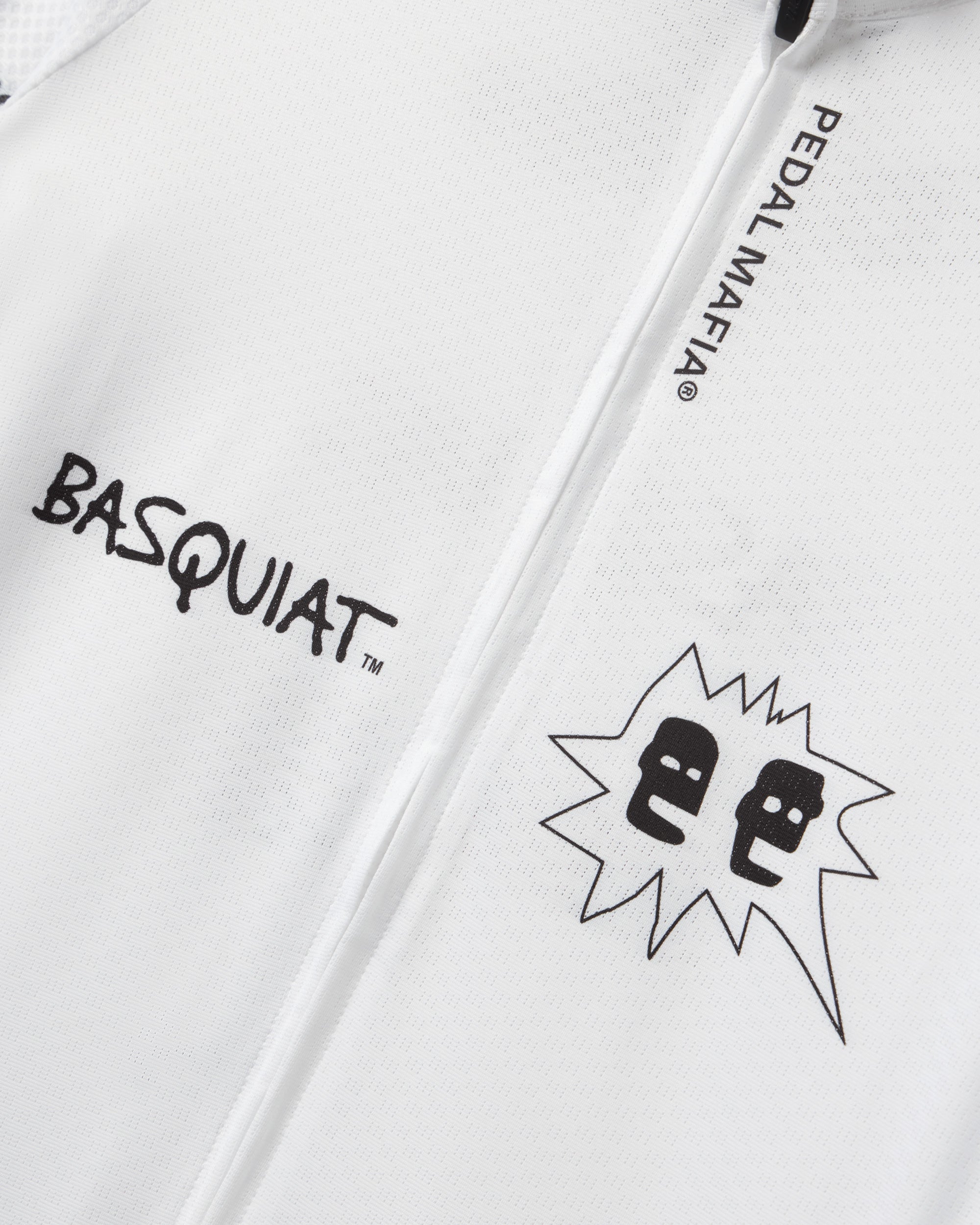 Men's Core Long Sleeve Jersey - Jean-Michel Basquiat White | Pedal