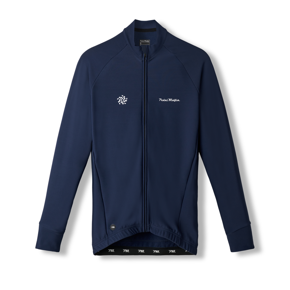 Men's Core Thermal Jacket - Navy | Pedal Mafia