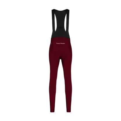 Men's Core Thermal Bib Tight - Rot Wine