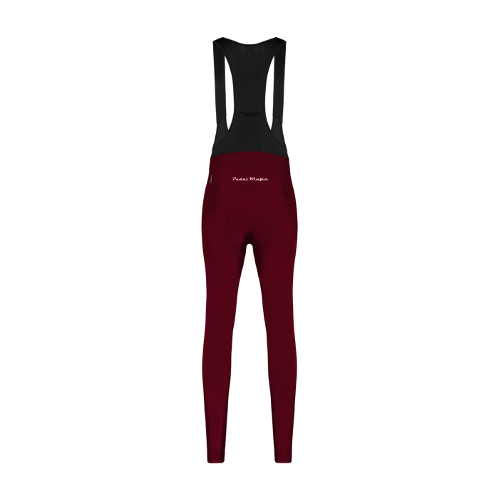 Men's Core Thermal Bib Tight - Rot Wine