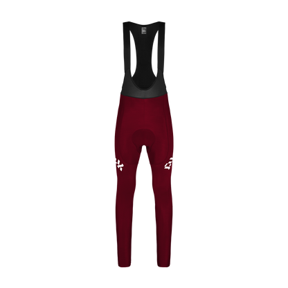 Men's Core Thermal Bib Tight - Rot Wine