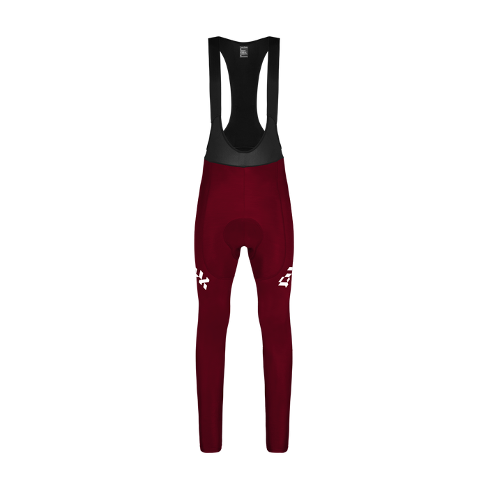 Men's Core Thermal Bib Tight - Rot Wine
