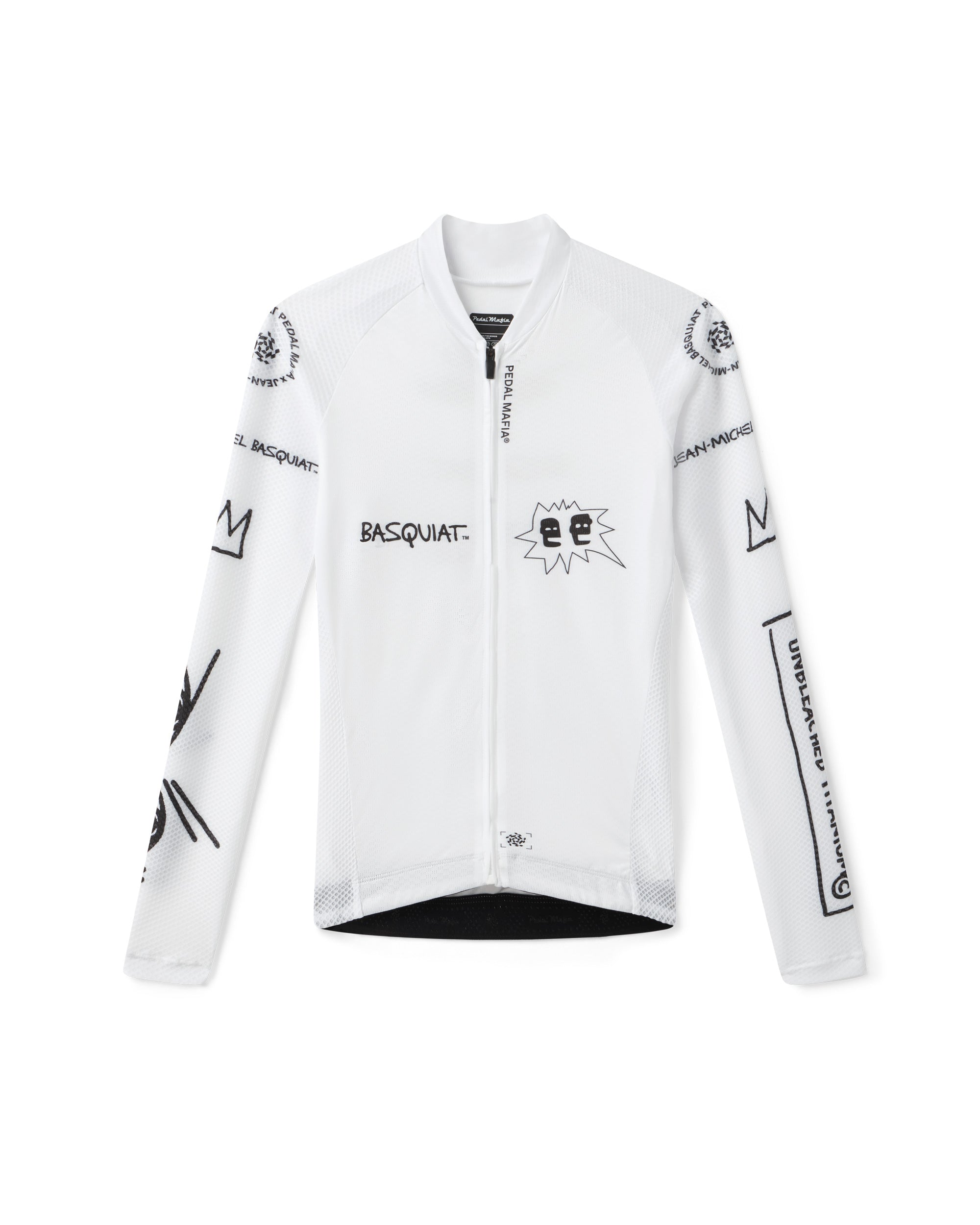 Women's Core Long Sleeve Jersey - Jean-Michel Basquiat White