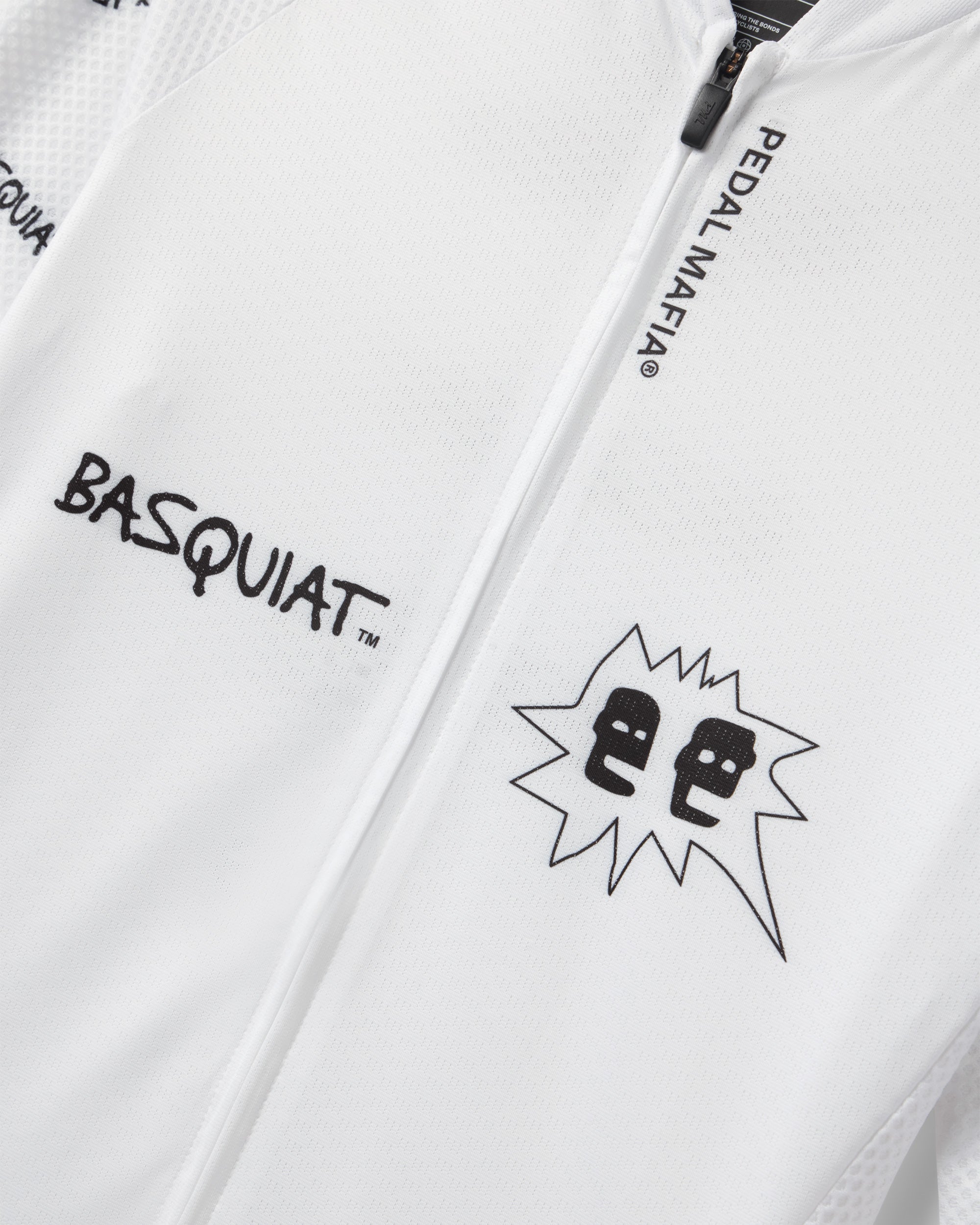 Women's Core Long Sleeve Jersey - Jean-Michel Basquiat White