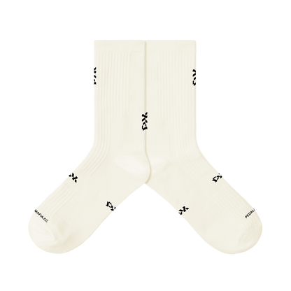 Flight Sock - Race Off White