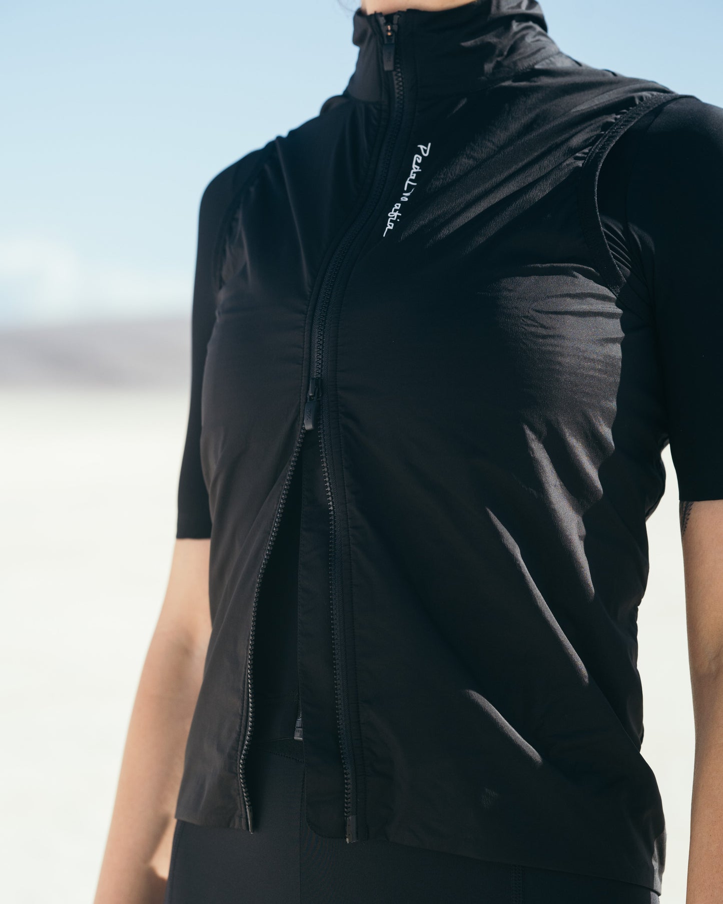 Chaleco básico para mujer - Negro