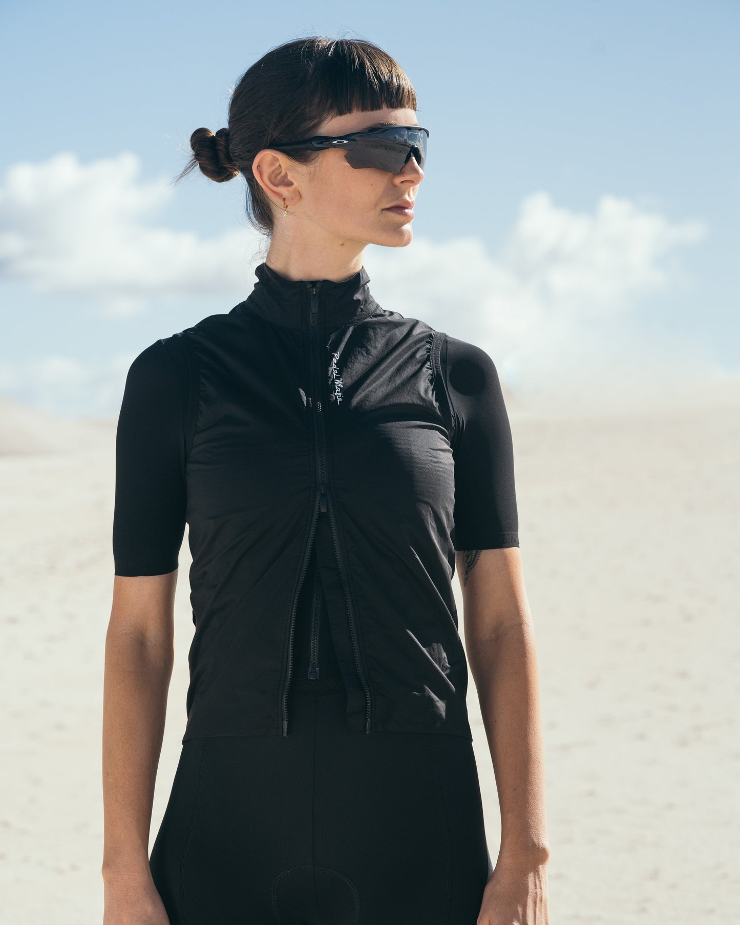 Chaleco básico para mujer - Negro