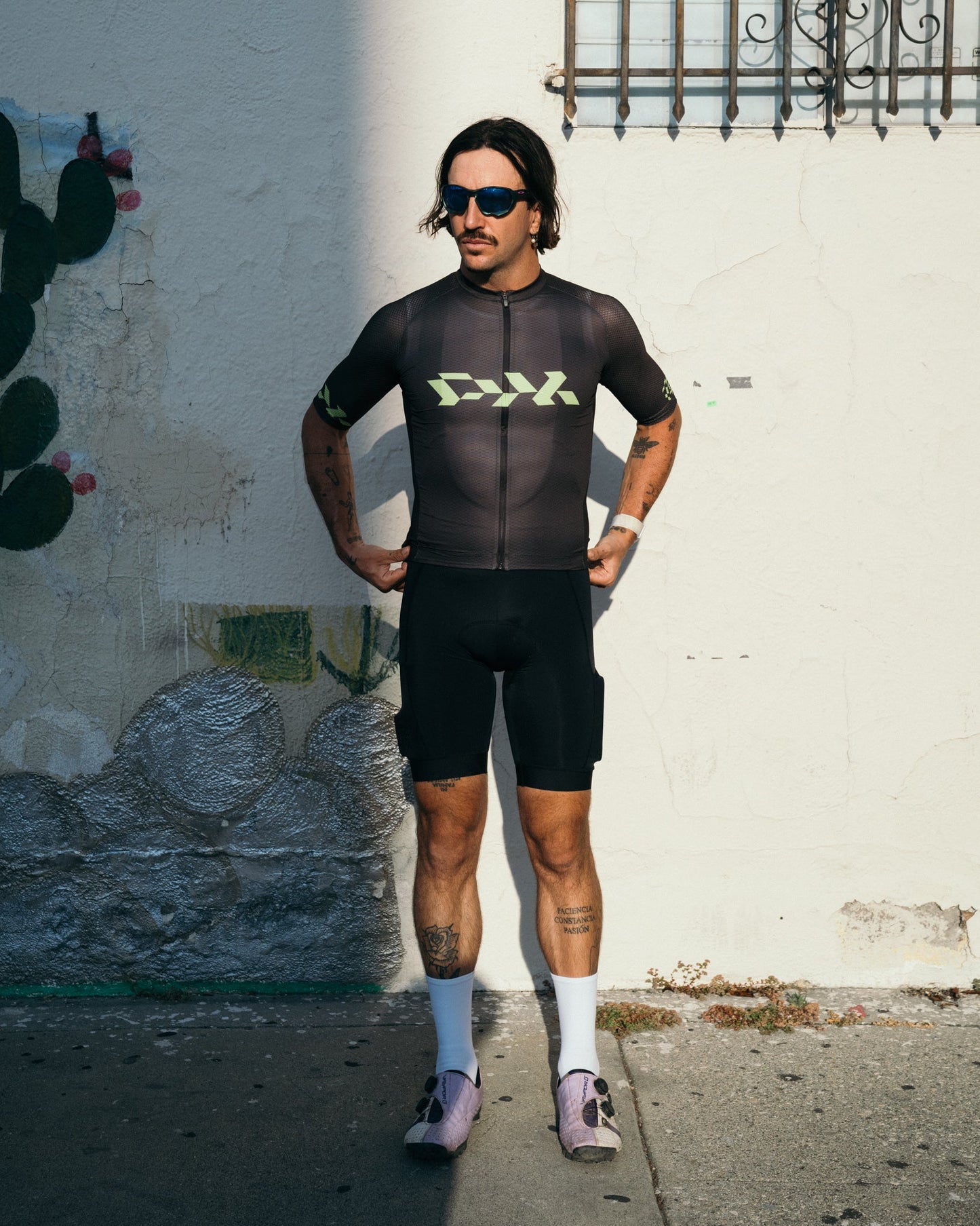 Camiseta Core para hombre - Carbon Black Lime