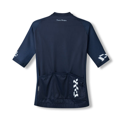 Camiseta básica para hombre - Azul marino Blanco