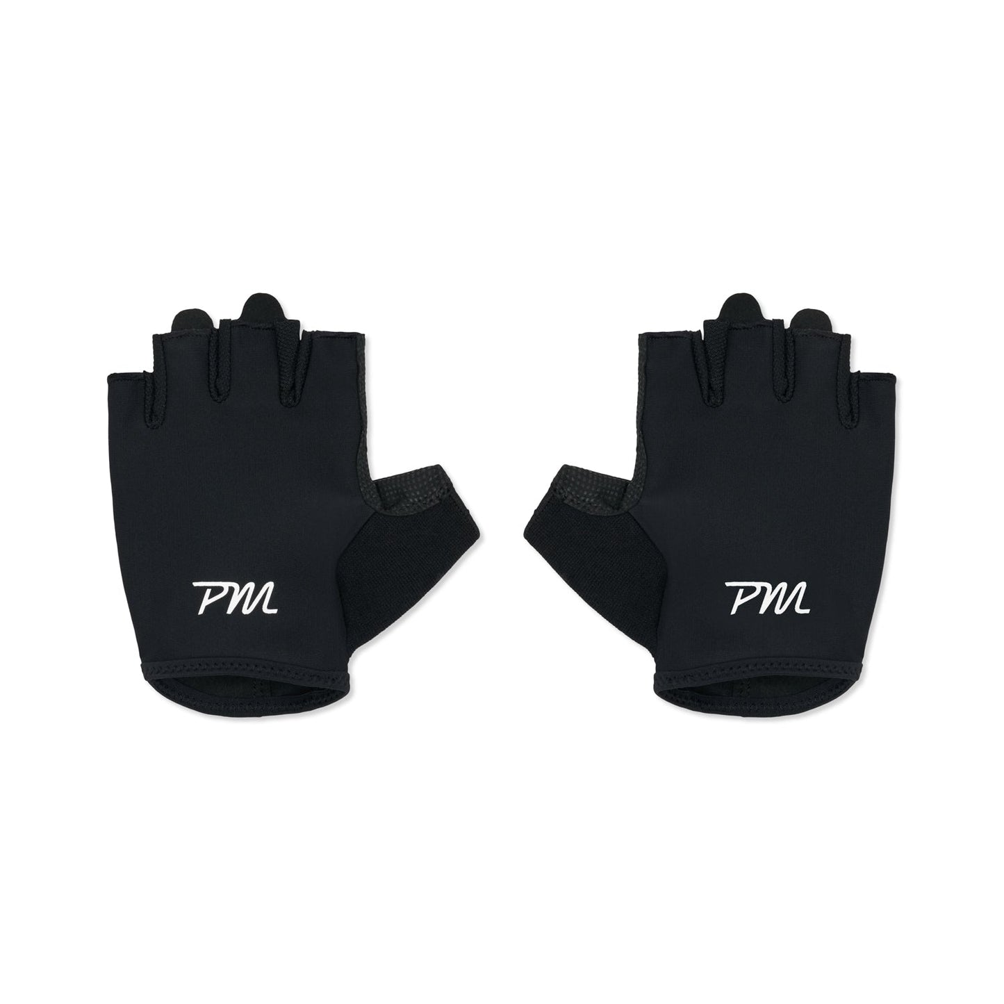 Guante de dedos cortos PM - Negro / Blanco