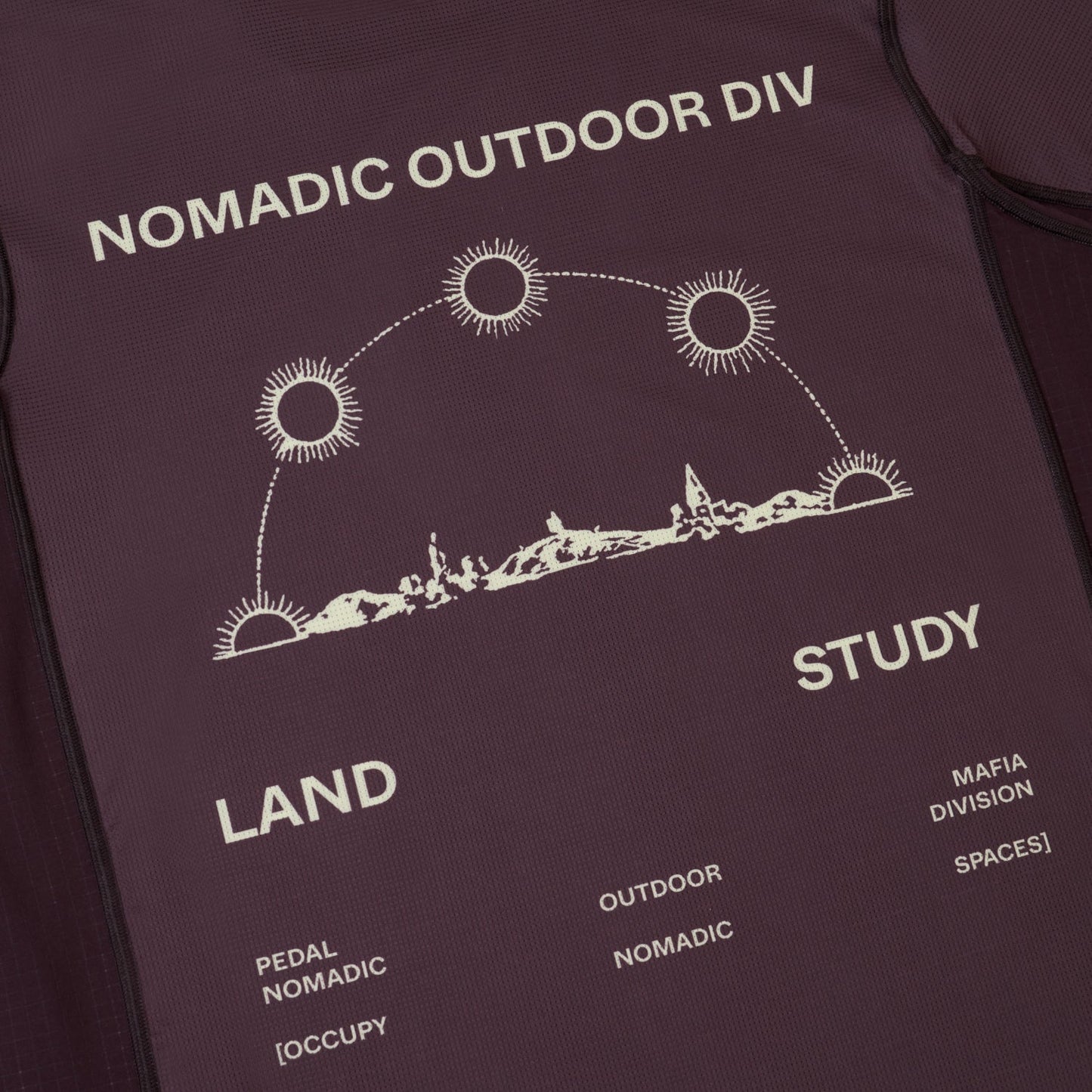Camiseta de manga corta Nomadic Tech - Violet Pale Lemon