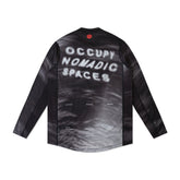 Camiseta de manga larga Nomadic Tech - Black Blur