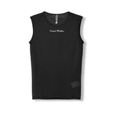 Camiseta interior para hombre - Negro Sin mangas