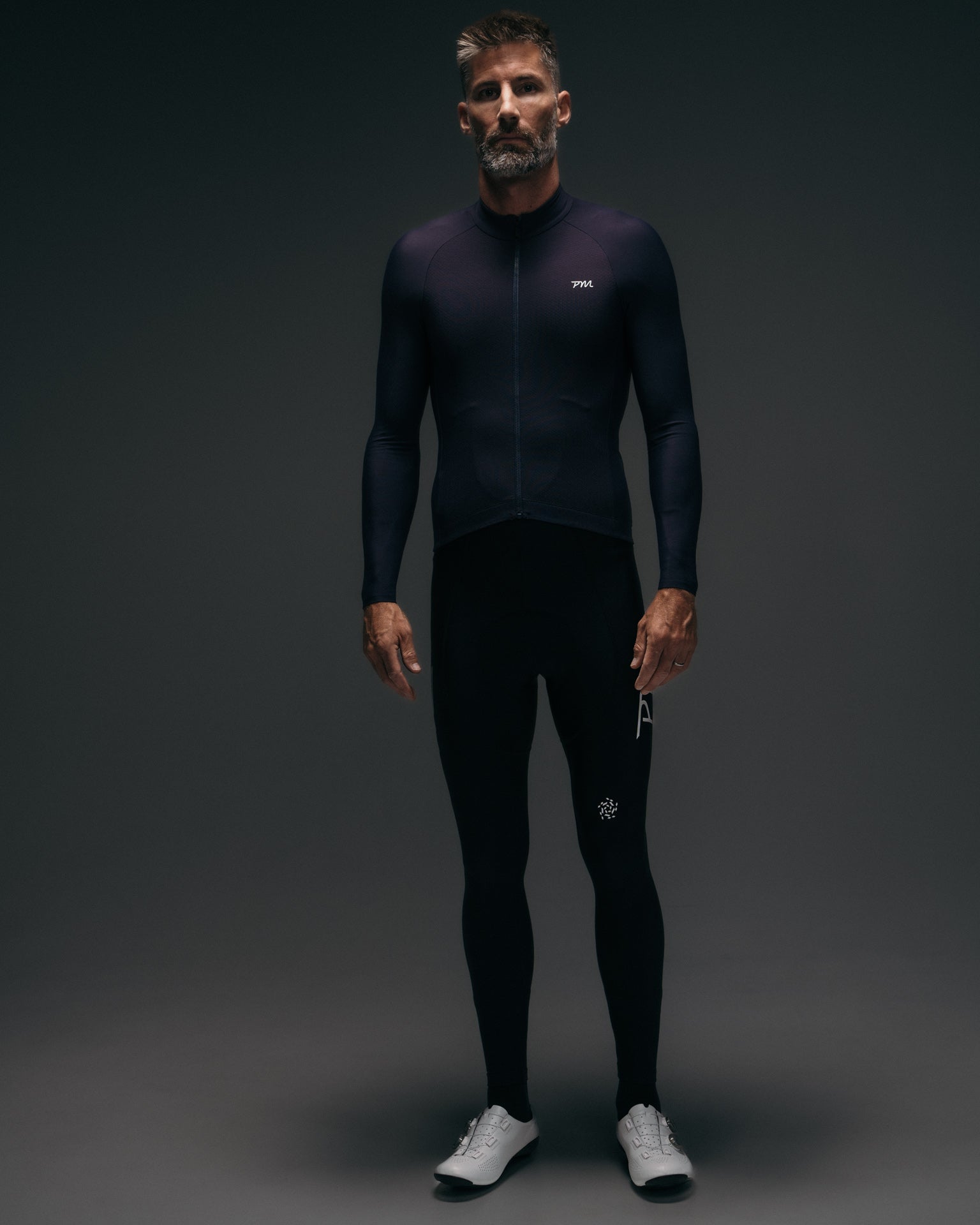 Mens Pro Midweight Thermal Cycling Jacket - Indigo | Pedal Mafia