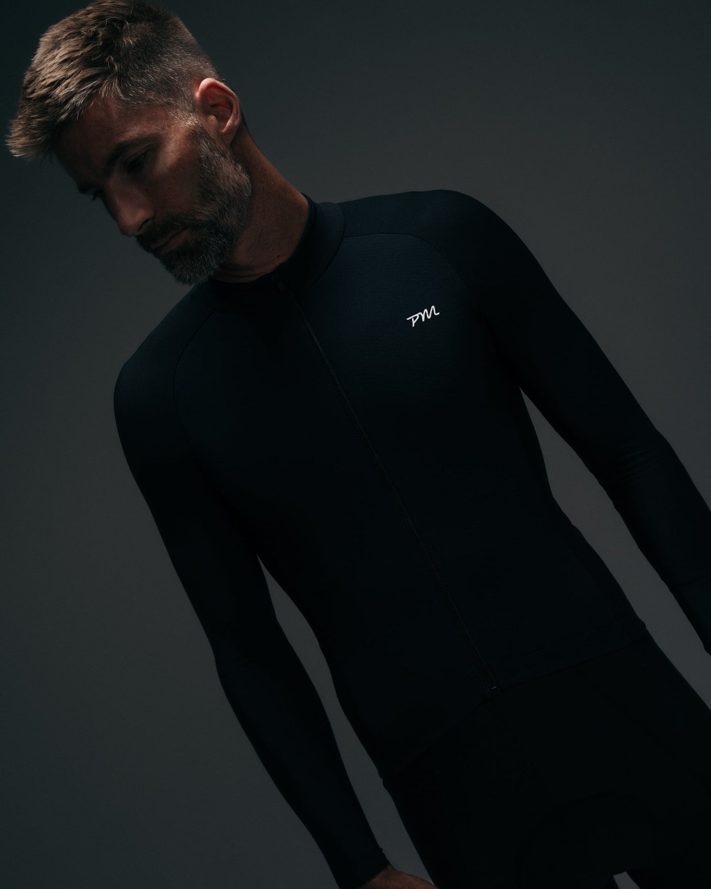 Men's Pro Midweight Thermal Jersey - PM Black