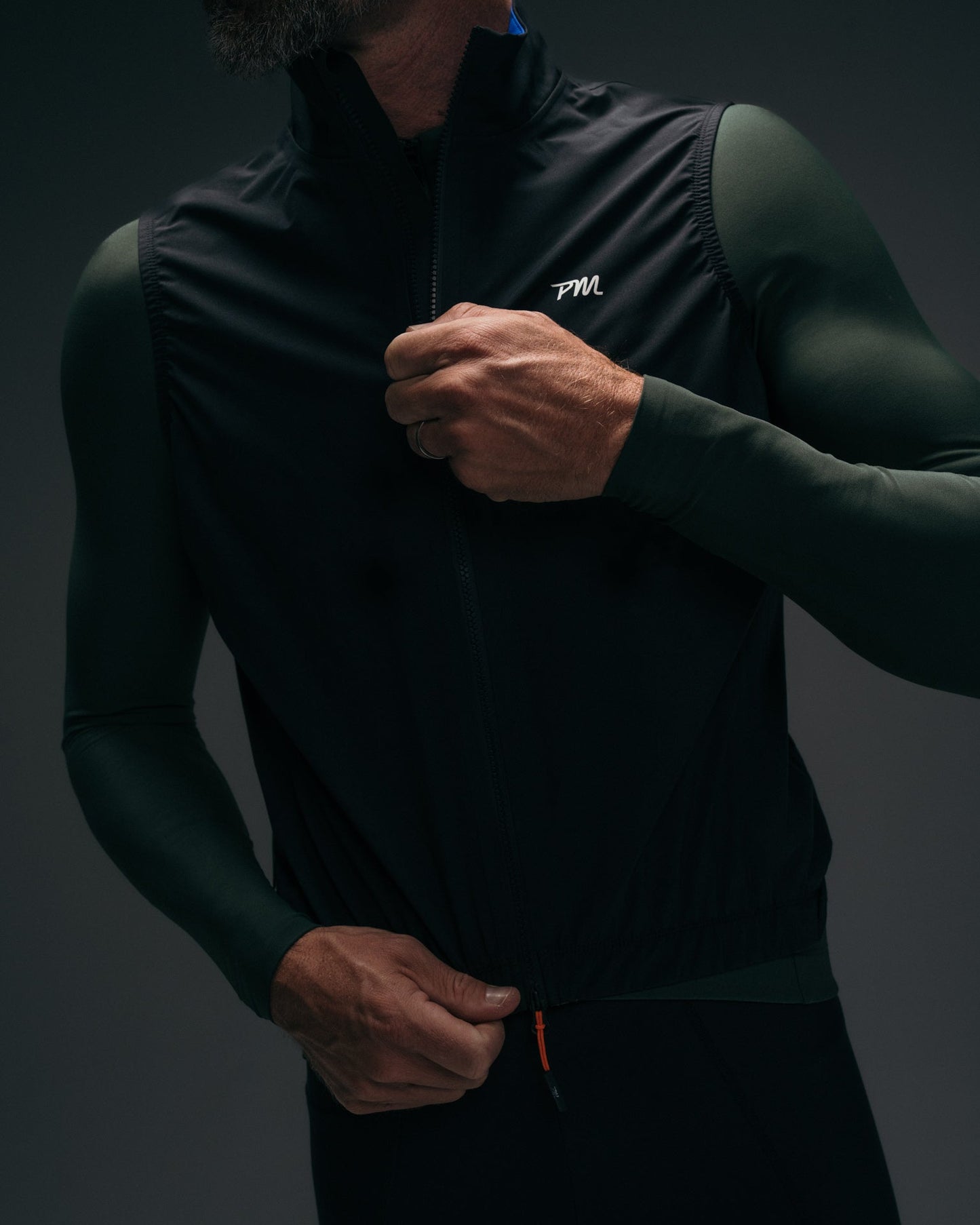 Men's Pro Heavy Rain Vest - Black