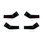 Custom Arm Warmer - Krimson Racing Black
