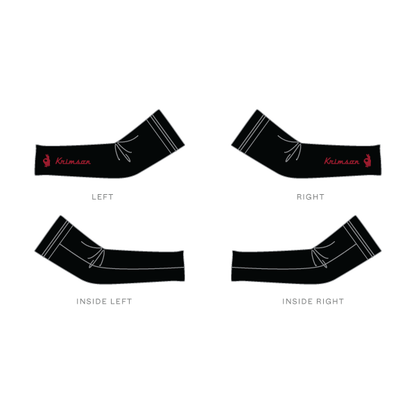 Custom Arm Warmer - Krimson Racing Black
