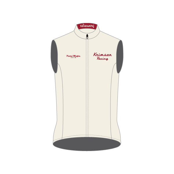 Custom Pro Vest - Krimson Racing Cream