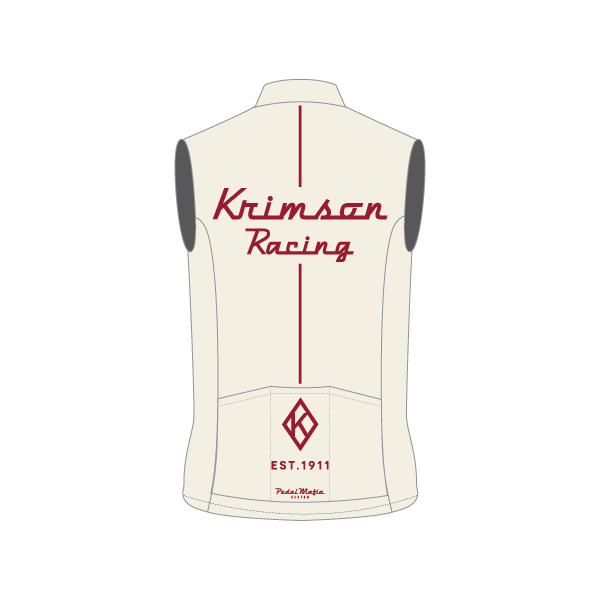 Custom Pro Vest - Krimson Racing Cream