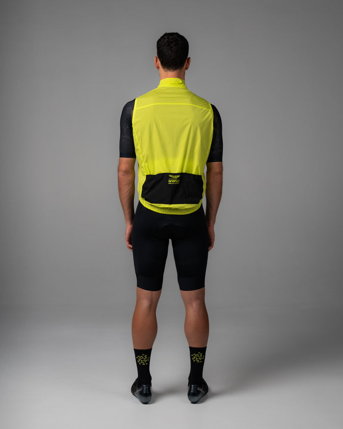 Mens Core Vest - AMF1 Team Lime Essence