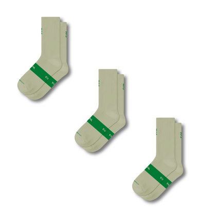 Flight Sock 3 Pack - Beige