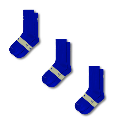 Flight Sock 3 Pack - Blue