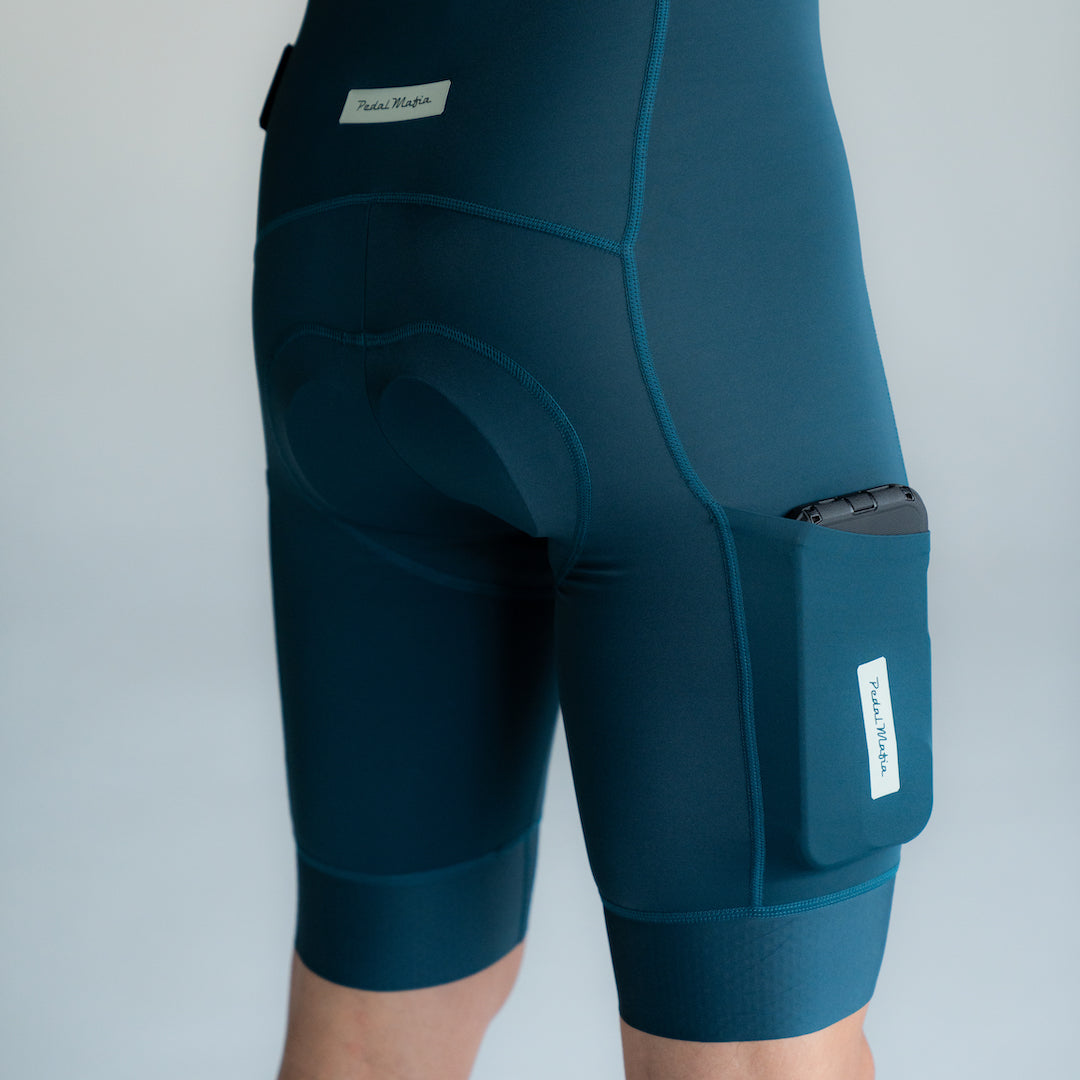 Women's Core Cargo Bib - Black | Pedal Mafia