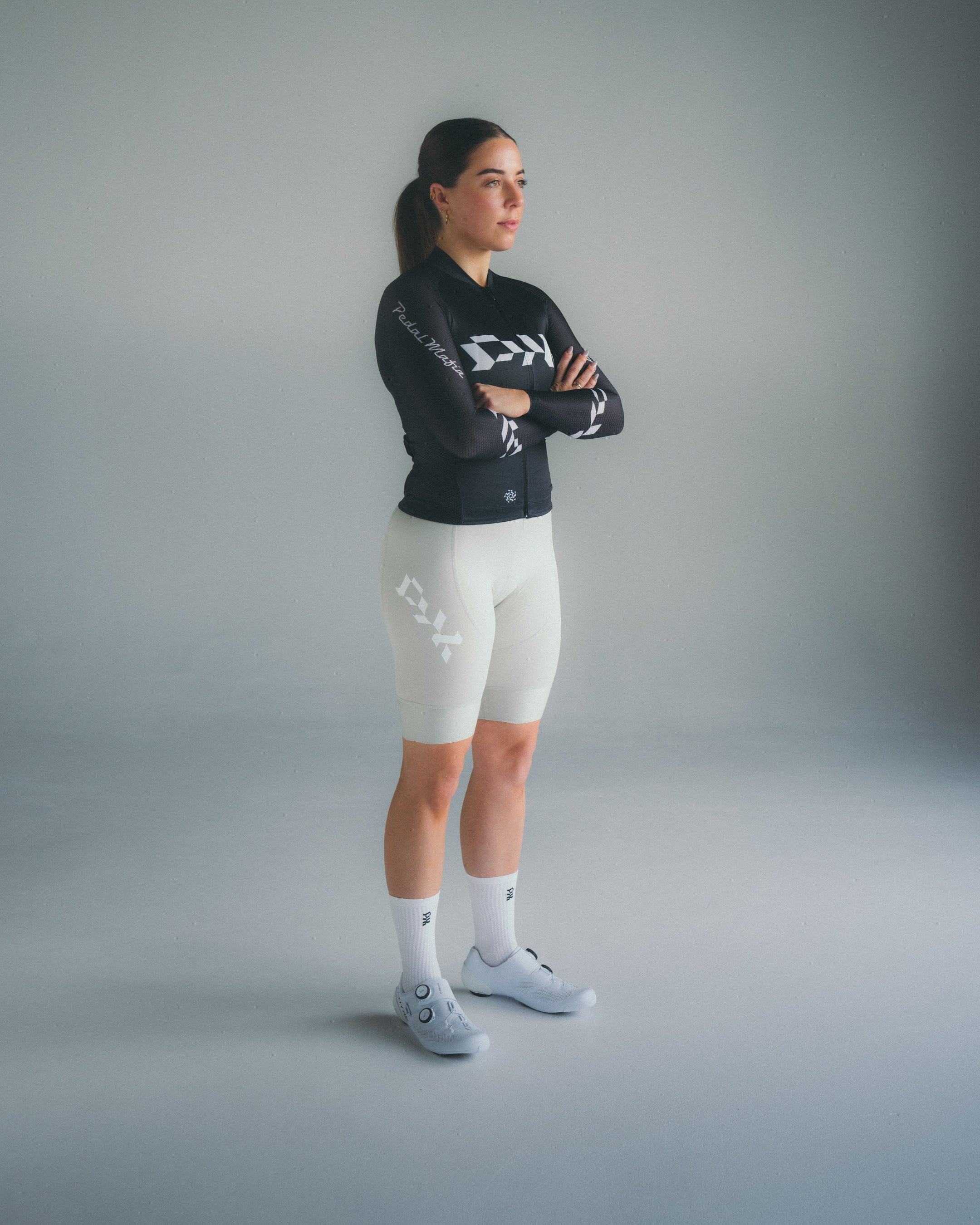Women's Core Long Sleeve Jersey - Night Navy | Pedal Mafia