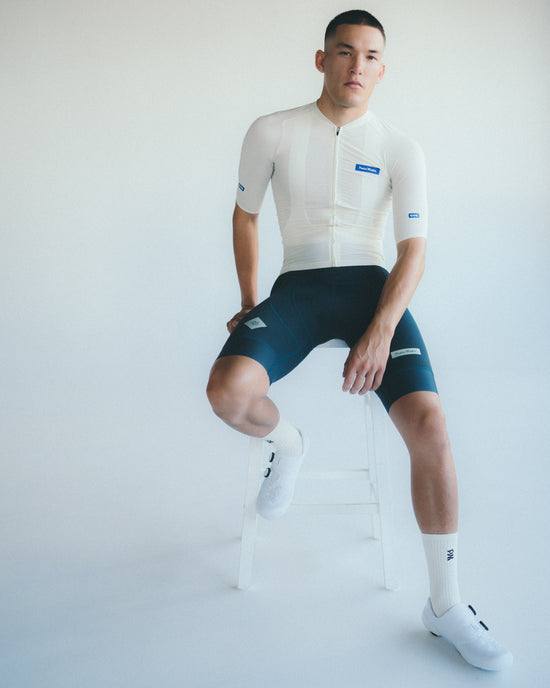Mens Core Racing Jersey - Off White | Pedal Mafia