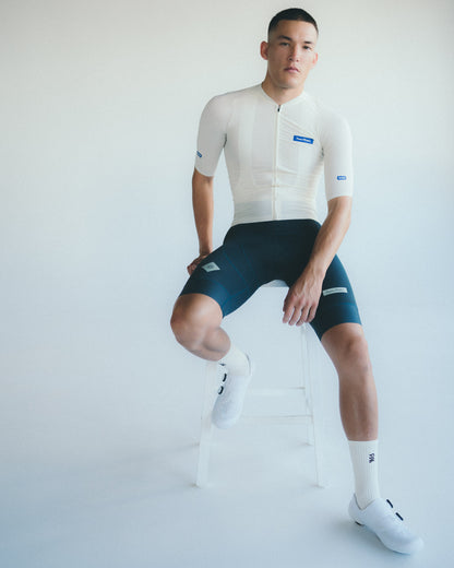 Men's Core Racing Cycling Bundle - Off-White/Emerald