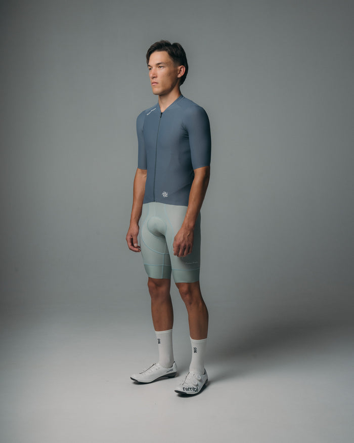 Men's Pro Delta Bibshort - Sage Green