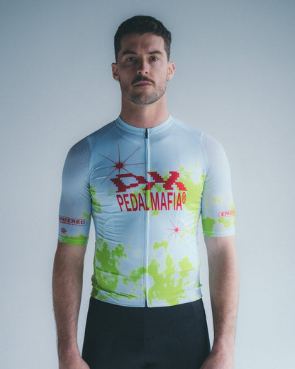 Men's Core Jersey - Dusk Yellow/Blue/White