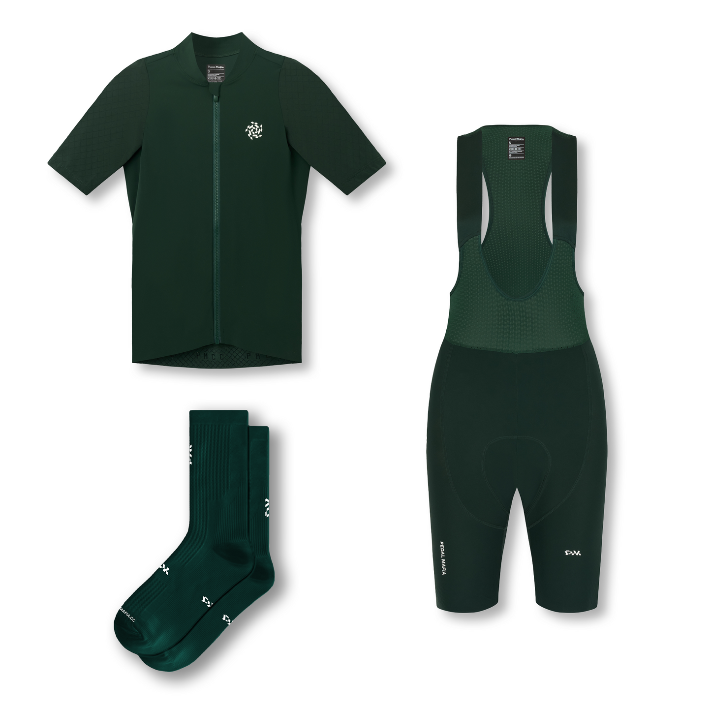 Women's Pro Cycling Bundle - Pine Green