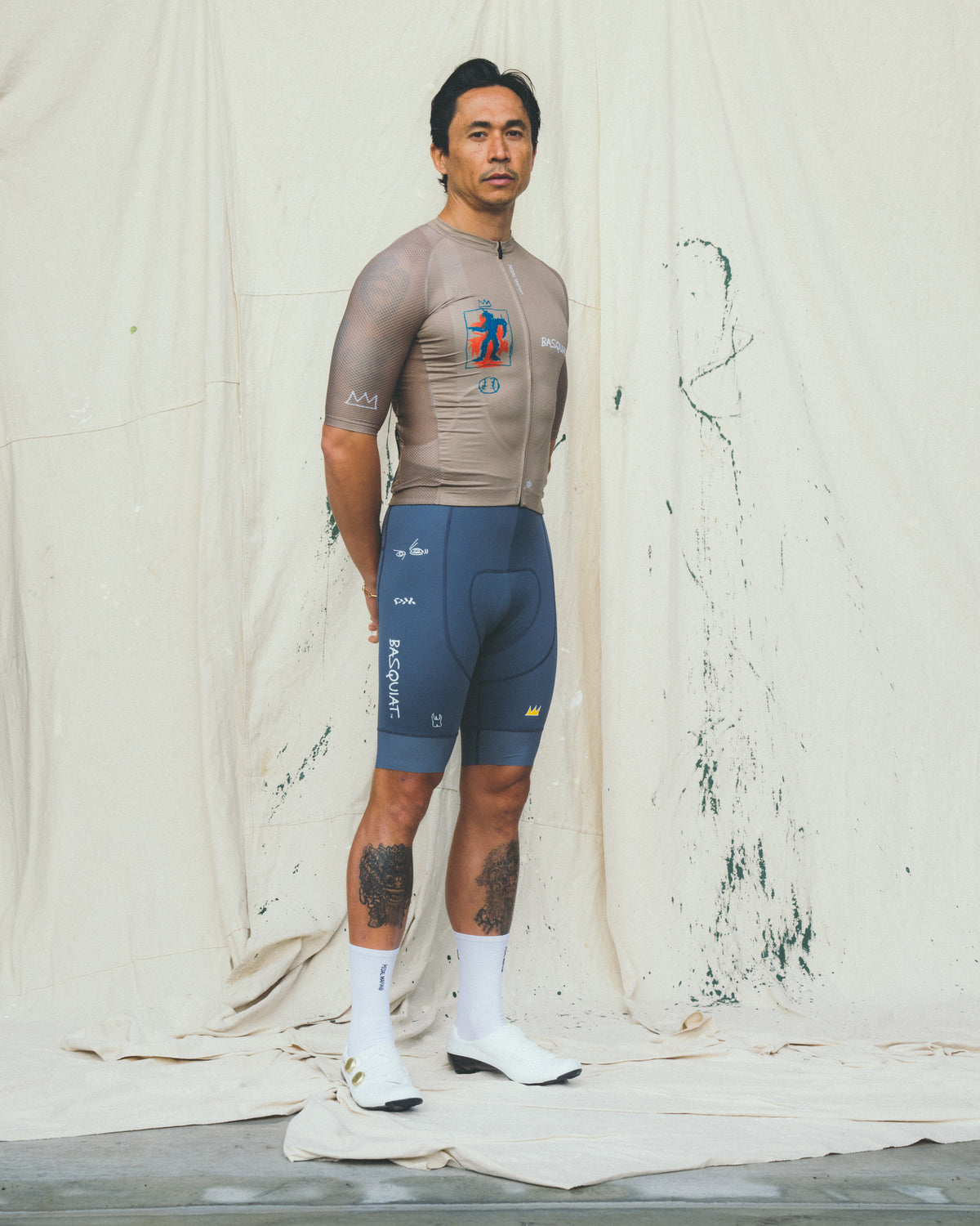 Men's Core Jersey - Jean-Michel Basquiat Tan