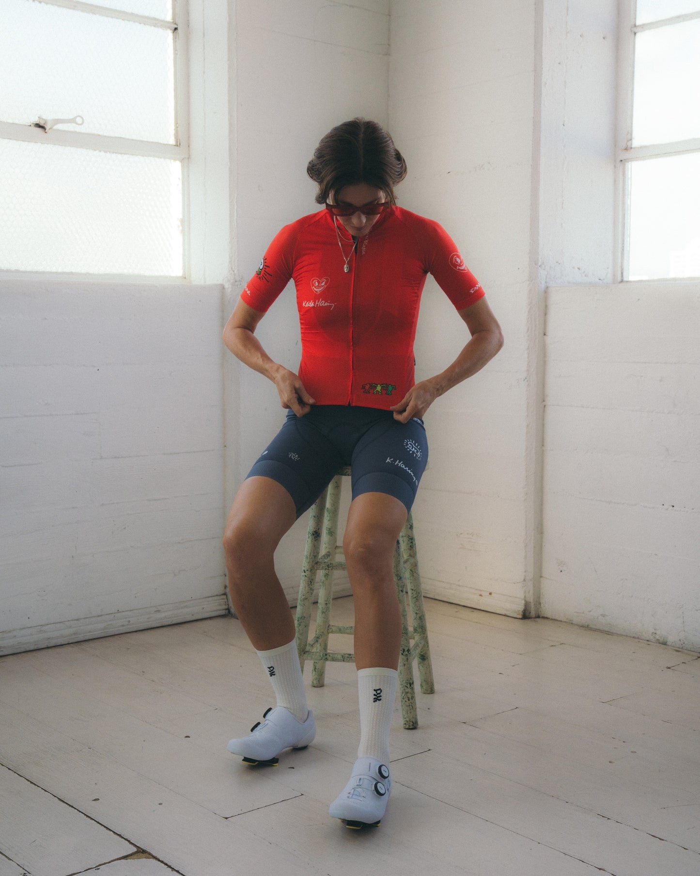 Women's Core Jersey - Keith Haring x PM Red