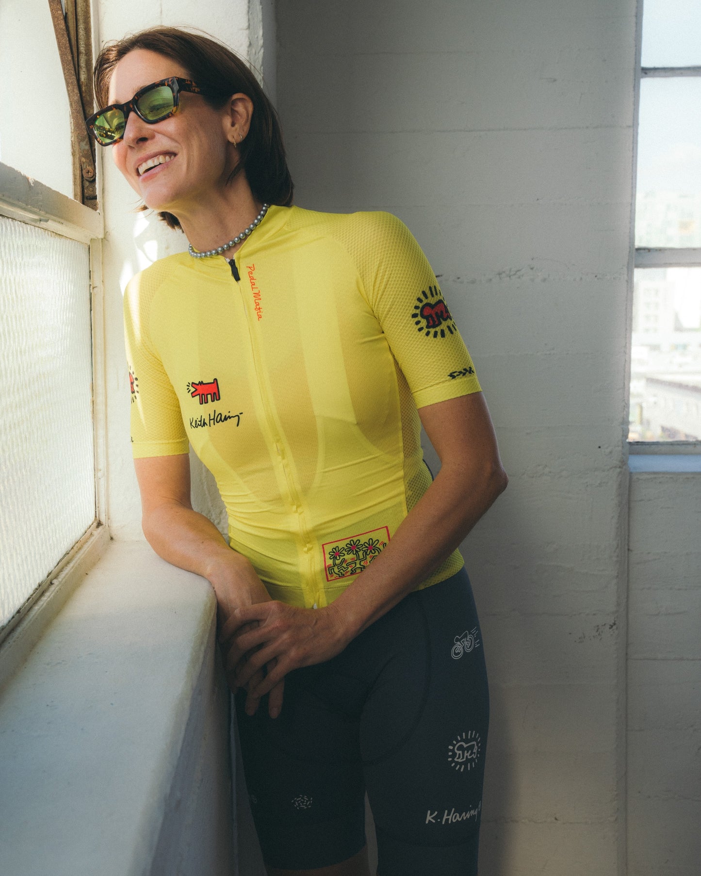 Women's Core Jersey - Keith Haring x PM Yellow