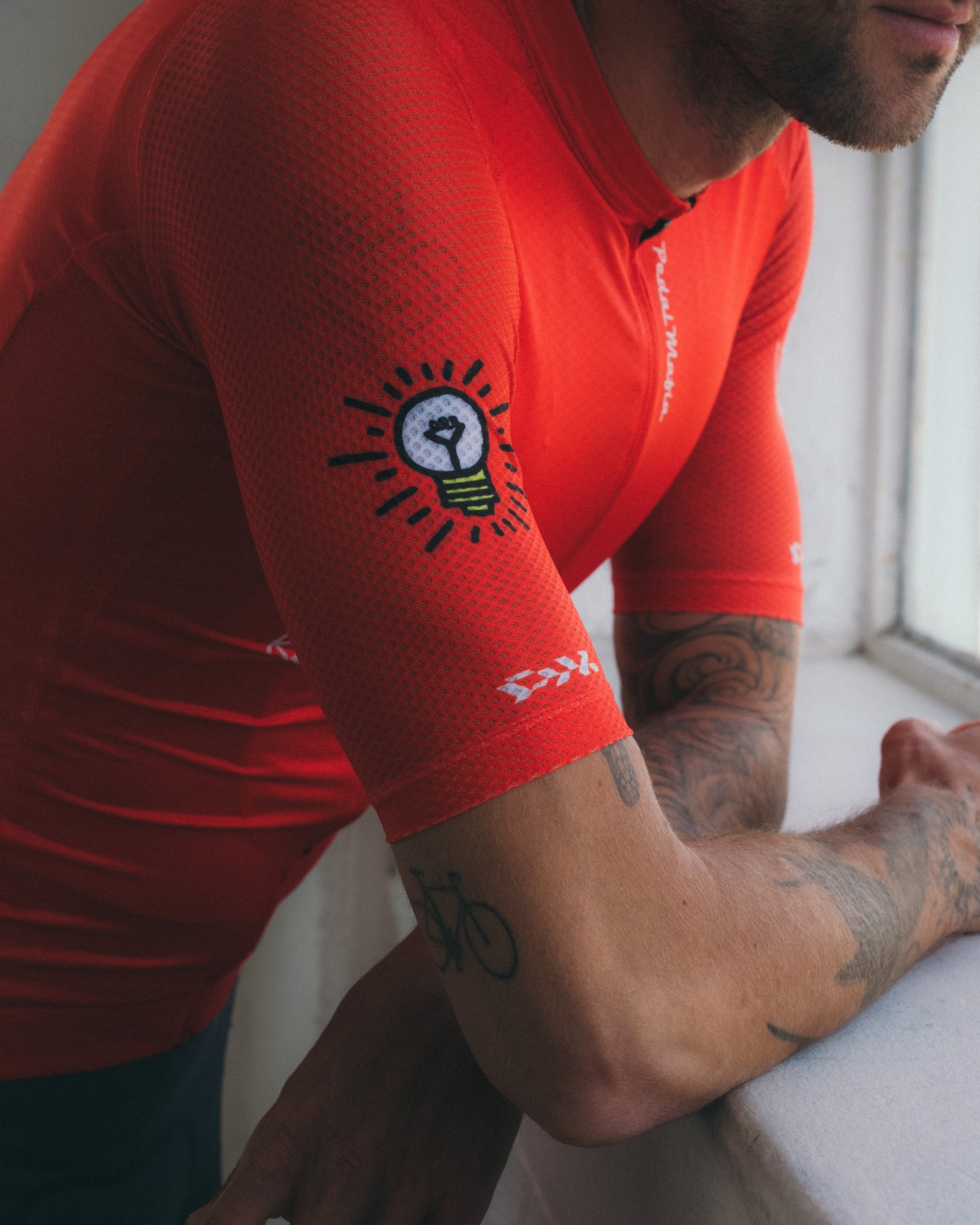 Men's Core Jersey - Keith Haring x PM Red