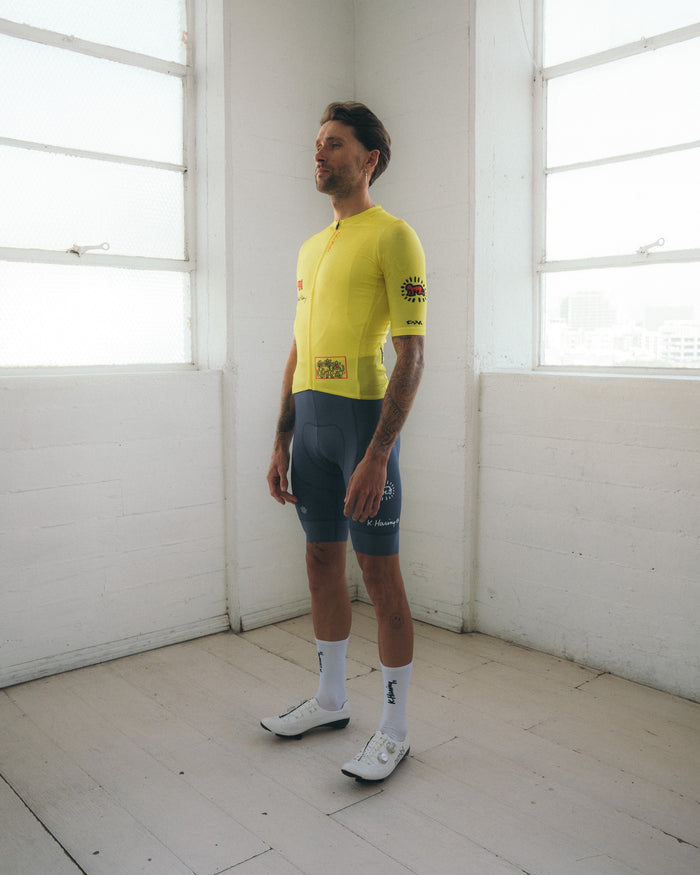 Men's Core Jersey - Keith Haring x PM Yellow