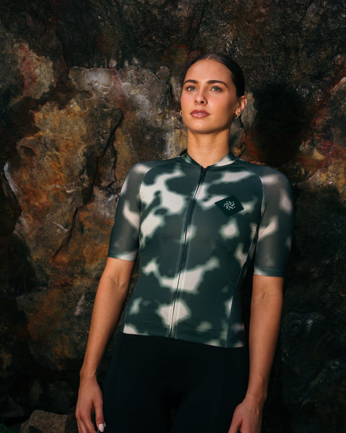 Women's Core Jersey - Marble Olive