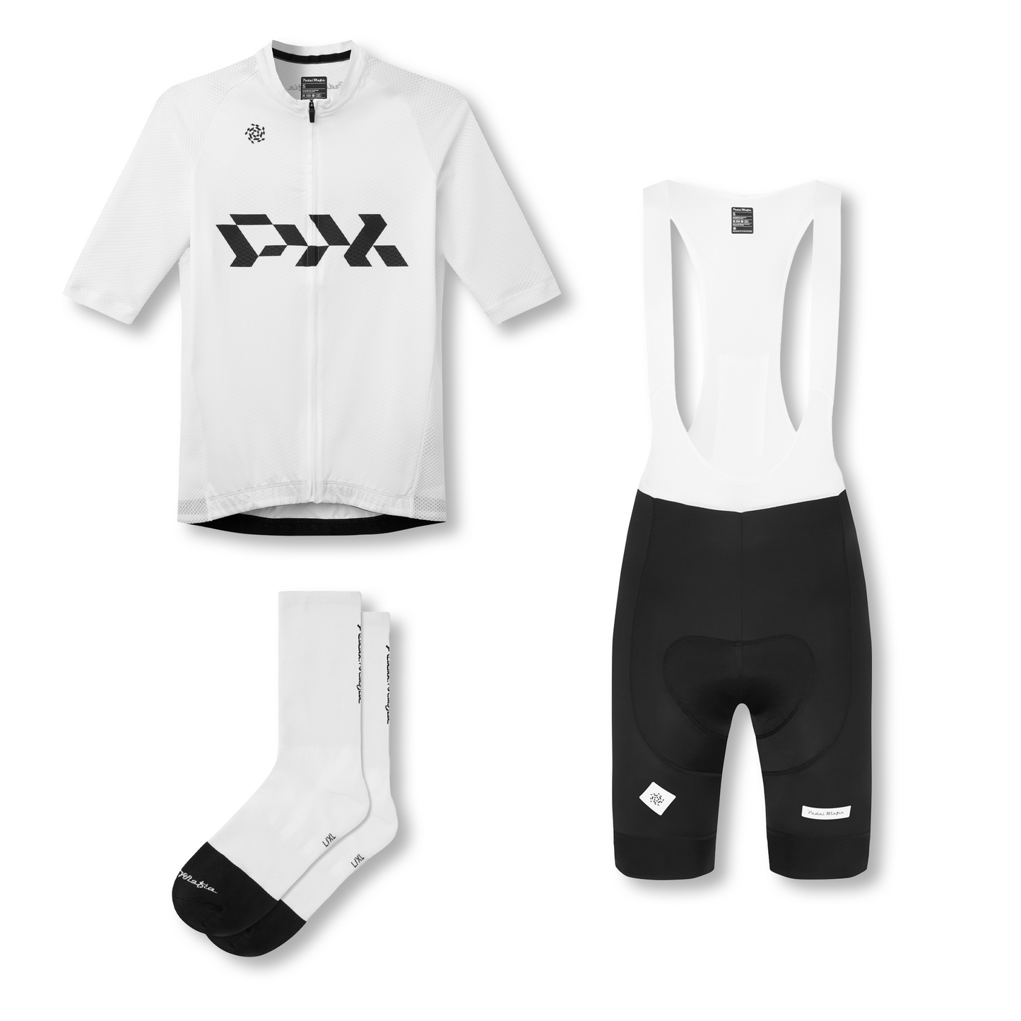Men's Core Essentials Cycling Bundle - White