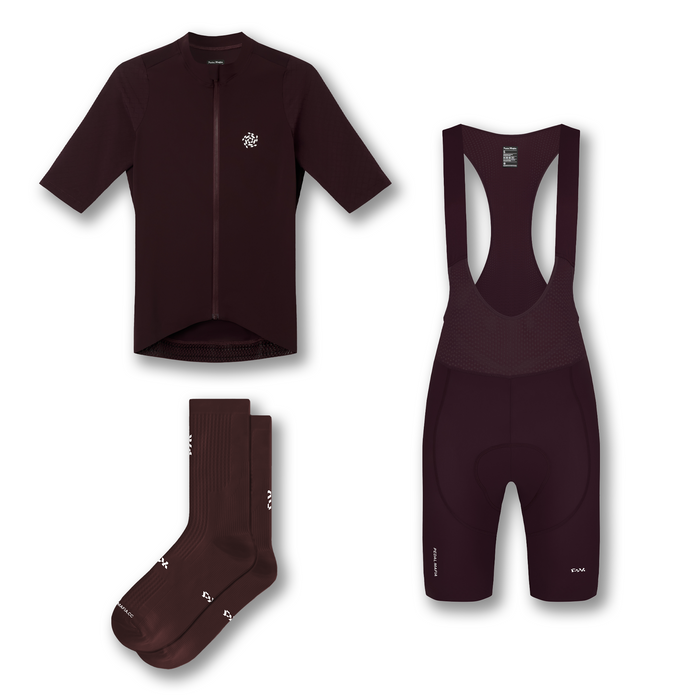 Men's Pro Cycling Bundle - Raisin