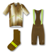 Men's Pro Race Cycling Bundle - Brown