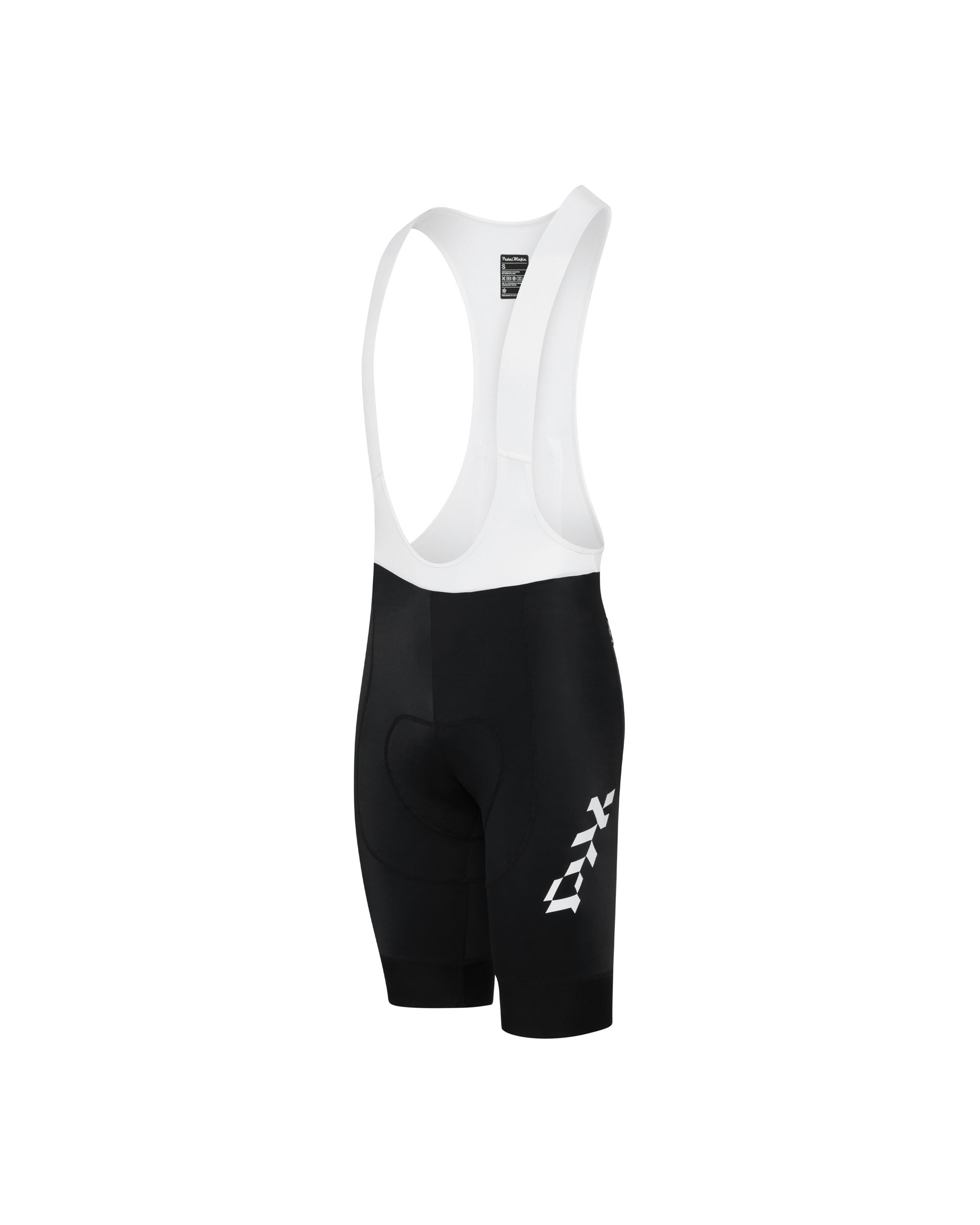 Men's Core Bib - Black/White | Pedal Mafia