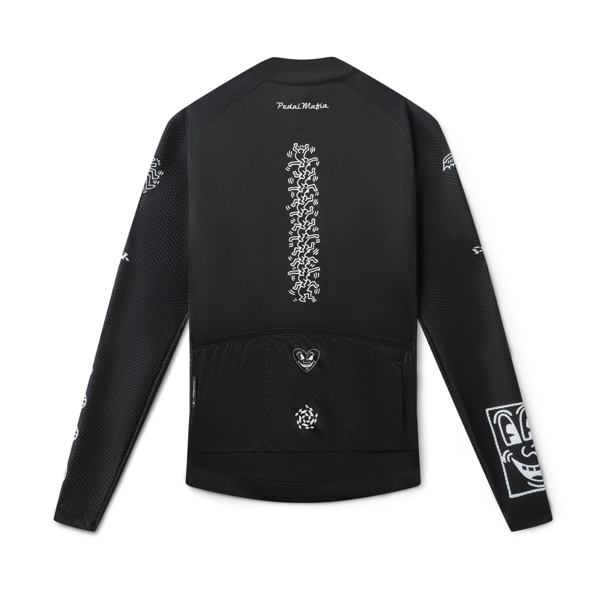 Men's Core Long Sleeve Jersey - Keith Haring x PM Black