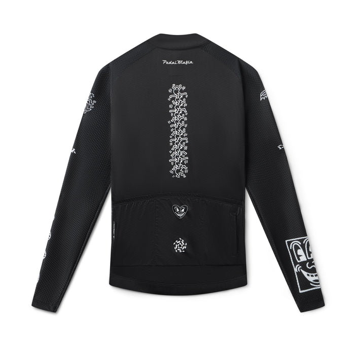 Men's Core Long Sleeve Jersey - Keith Haring x PM Black