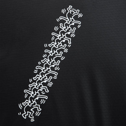 Men's Core Long Sleeve Jersey - Keith Haring x PM Black