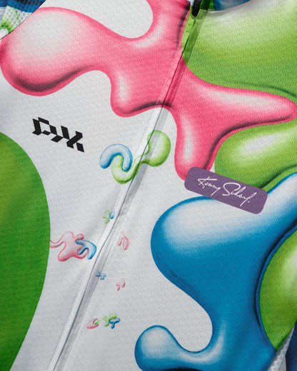Men's Core Long Sleeve Jersey - Kenny Scharf Blobism